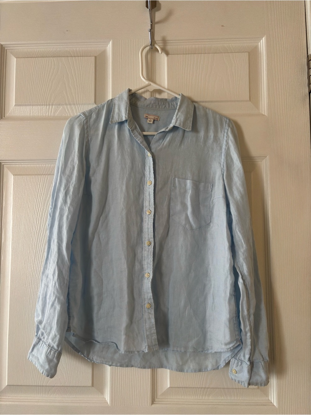 GAP Light Blue Casual Button-Down Shirt